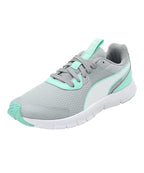 PUMA womens High Rise-Green Glimmer-Puma White Running Shoe-4UK