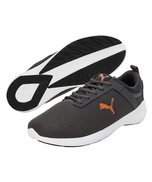 Puma Mens Starlight V2 Dark Shadow-Vibrant Orange Sneaker - 6UK
