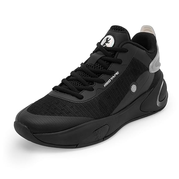 Red Tape Lifestyle Casual Shoes for Men | Classic Rounded Toe, Soothing Insole & Impact-Resistant Comfort_Black 9 UK
