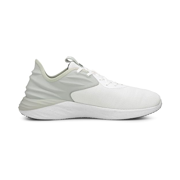 Puma Mens Better Foam Emerge 3D White-Gray Violet-Black Running Shoe - 10 UK
