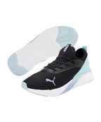 Puma Womens Softride Ruby Luxe WN's Black-Light Aqua Running Shoe - 3UK