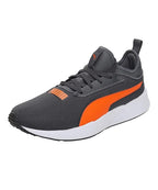 Puma Mens Noah Sneaker ( Asphalt-Vibrant Orange , 7 )