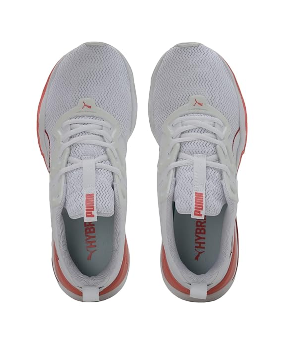 Puma Womens Zone Xt WNS White-American Beauty-Georgia Peach Running Shoe - 4 UK