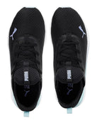 Puma Womens Softride Ruby Luxe WN's Black-Light Aqua Running Shoe - 3UK