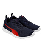 Puma Men Dwane Idp Peacoat-High Risk Red Running Shoes-11UK