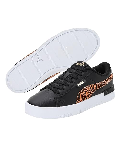 PUMA Women, Jada AP, Black-Vibrant Orange-Team Gold, Sneaker, 3UK