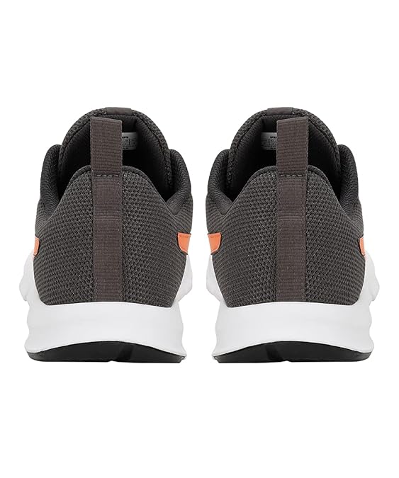 Puma mens Snatch V2 Dark Shadow-Vibrant Orange-White Sneaker - 8 UK