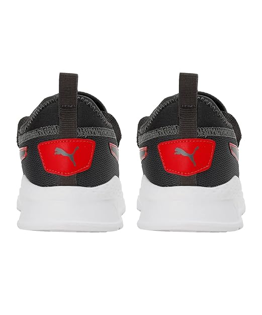 PUMA Men, Manor V2, Dark Shadow-High Risk Red-White, Sneaker, 7UK