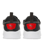 Puma Mens Manor V2 Sneaker ( Dark Shadow-High Risk Red-White , 8 )