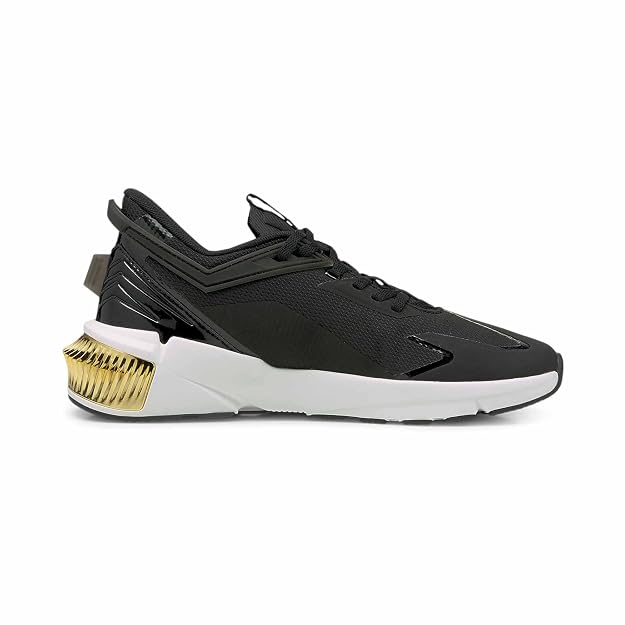 Puma Womens Provoke XT FTR Moto WN's Black-Team Gold Training Shoe - 3 UK