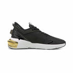 Puma Womens Provoke XT FTR Moto WN's Black-Team Gold Training Shoe - 3 UK