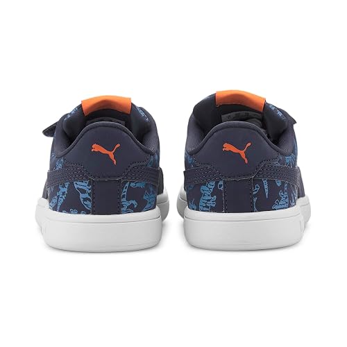 Puma Unisex-Child Smash v2 Archeo V PS Lapis Blue-Peacoat Sneaker - 2 UK