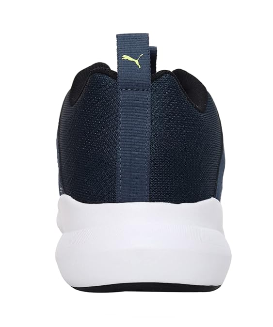 PUMA Men Trudge Sneakers Dark Denim-Limepunch-Puma Black - 10