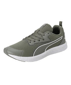 Puma Mens Lyrid Running Shoe (  Vetiver-White-Black , 7 )