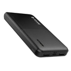 LAPCARE Bolt I 10000mAh Powerbank | 22.5W PD Fast Charging | Transparent Design | LED Indicator | Type C & Dual USB Ports | Dynamic Display |Smart Chip Protection | Low Power Consumption Made In India