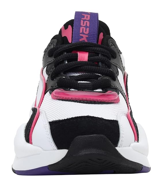 Puma Women RS2K Power Play Sneaker ( White-Beetroot Purple , 3 UK )