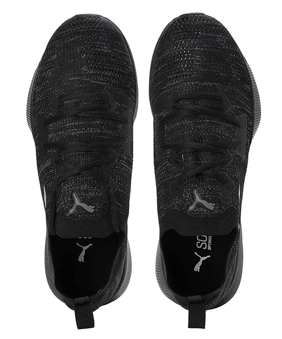 PUMA | Flyer Runner Engineered Knit Men's Shoes | Black-Asphalt | 10UK