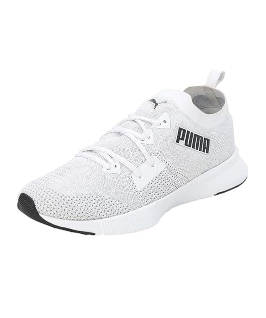 Puma Men Flyer Runner Engineer Knit Running Shoe ( White , 8 UK )