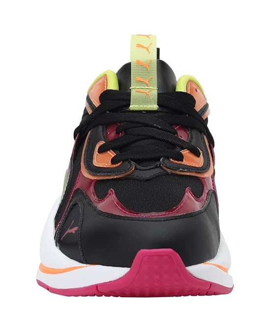 Puma Women RSCurve CLights Sneaker ( Black-Beetroot Purple , 3 )