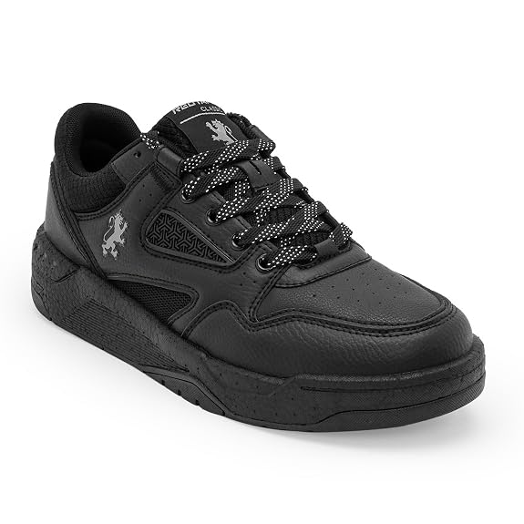 Red Tape Lifestyle Sneaker Shoes for Men | Elegantly Rounded Front, Soothing Insole & Impact-Resistant Comfort Black 9 UK