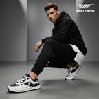Red Tape ETPU Lifestyle Casual Shoes for Men | Elegantly Rounded Front, Soothing Insole & Impact Resistant Comfort Black White 9 UK