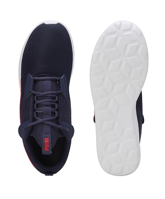 PUMA Men, Player IDP, New Navy-High Risk Red-White, Sneaker, 7UK