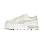 PUMA Womens Mayze Stack Luxe Wns Warm White-Marble Sneaker - 4 UK