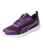 Puma Women Cruxston Running Shoe ( Purple , 4 )