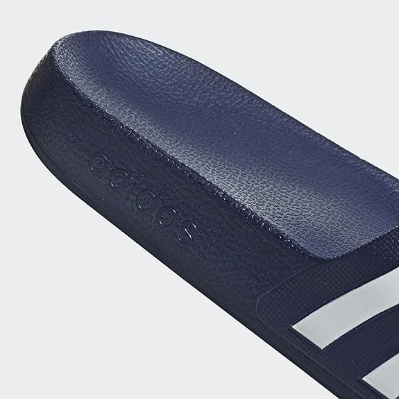 ADIDAS MENS ADILETTE AQUA DKBLUEFTWWHTDKBLUE SLIPPER - 8 UK (F35542)