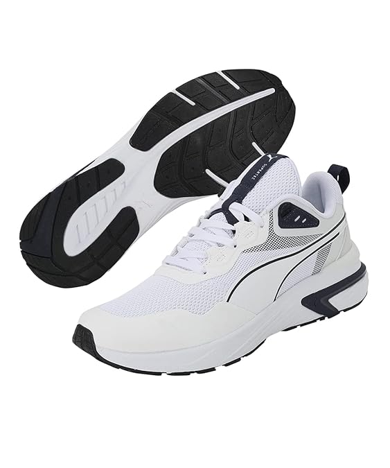 Puma Unisex-Adult Supertec Puma White-Puma White-Nimbus Cloud-Peacoat Running Shoe- 11 UK (38305203)