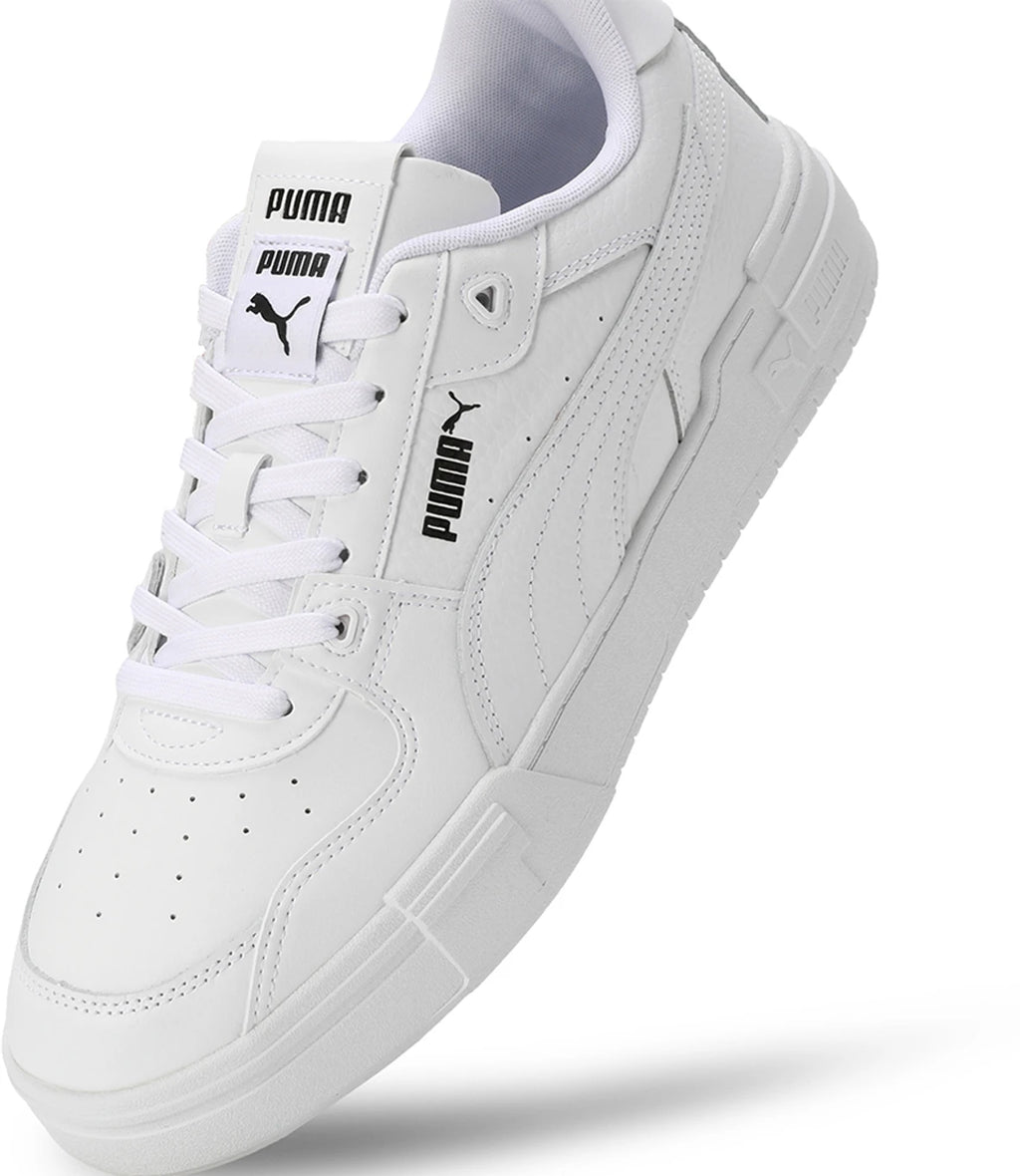 PUMA CA Pro Glitch lth Sneakers For Men (White , 7 UK)
