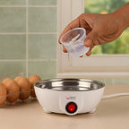 Ubon EB-2000 egg boiler with 3 Boiling Modes Automatic Operation with Overheat Protection Egg Cooker (White, 7 Eggs)
