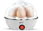 Ubon EB-2000 egg boiler with 3 Boiling Modes Automatic Operation with Overheat Protection Egg Cooker (White, 7 Eggs)