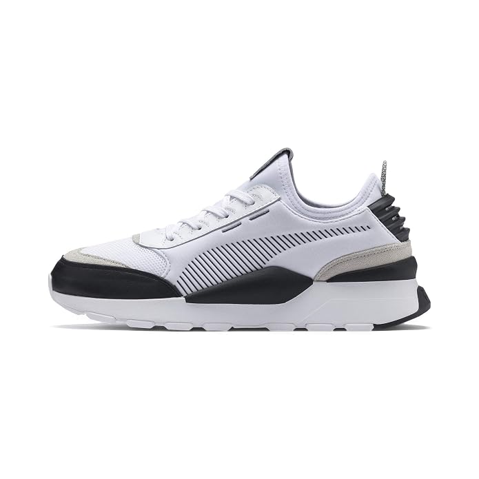 Puma Unisex-Adult RS-0 CORE White-Castlerock-Gray Violet Sneaker - 3 UK