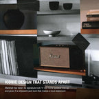 Marshall Stanmore III Wired Connectivity Home Speaker with Bluetooth 5.2 & RCA or 3.5mm Input - Black