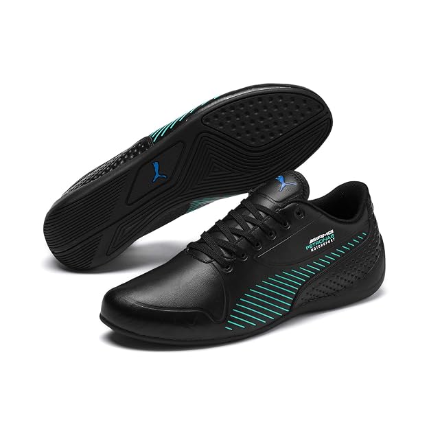 Puma Men Mapm Drift Cat 7s Ultra Puma Black-Spectra Green Sneakers-9UK