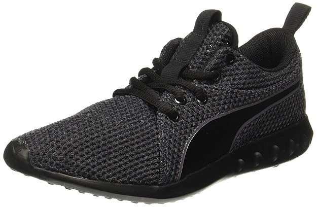 Puma Unisex-Child Carson 2 Knit Idp Running Shoes (Periscope Black Grey , 4 )