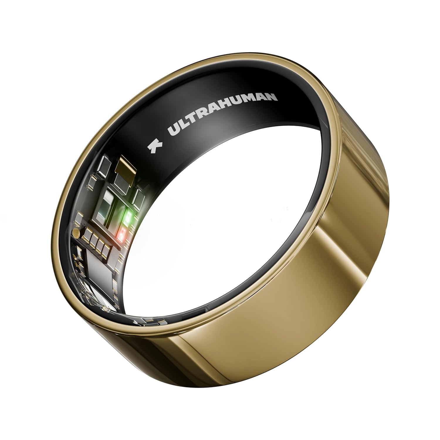 ULTRAHUMAN Ring AIR - Bionic Gold - Size 12 - Smart Ring | No Monthly Subscription | Size First with Sizing Kit | Sleep Tracking Wearable - Heart Rate - Fitness Tracker