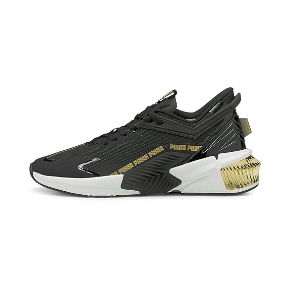 Puma Women Provoke XT FTR Moto Training Shoe ( Black-Team Gold , 4 )