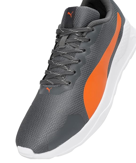 Puma Kenton Shoes For Mens  Castlerock-Vibrant Orange-8UK