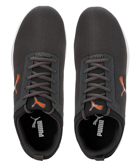 Puma Mens Starlight V2 Dark Shadow-Vibrant Orange Sneaker - 6UK