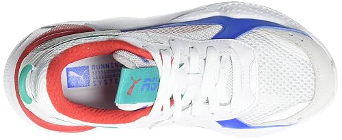 Puma Unisex-Adult RS-X Toys White-High Risk Red Sneaker - 4 UK
