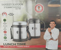 Sanjeev Kapoor Lunch Time Kettle 1000 ml + Thermo Steelo, Double Walled Insulated