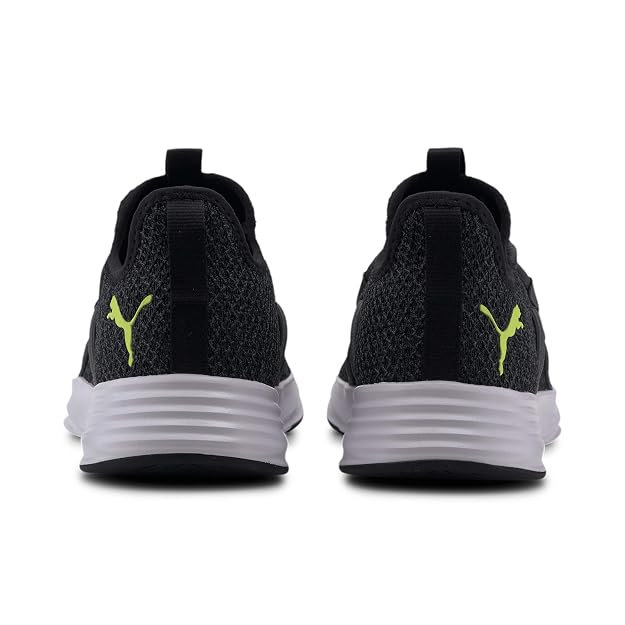 Puma Men's Persist XT Knit Castlerock-Yellow Alert Closed Shoe-10 Kids UK