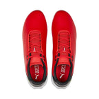 Puma Unisex-Adult Ferrari Drift Cat Decima Rosso Corsa-White-Black Sneaker - 8UK