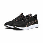 PUMA Unisex-Adult Softride Cruise 2 Black-Rose Gold-White Running Shoe - 4 UK