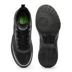 Red Tape Basketball Shoes for Men | Cultured Round-Toe Shape & Cushioning Technology Black 9 UK