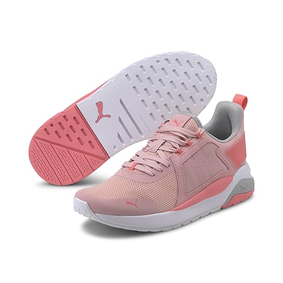 PUMA Anzarun Sneakers For Women ( Peachskin-Salmon Rose-Gray Violet , 4 UK )