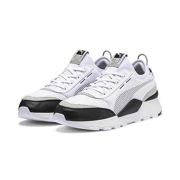 Puma Unisex-Adult RS-0 CORE (White-Castlerock-Gray Violet Sneaker - 3.5 UK )
