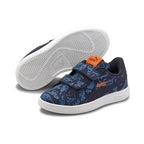 Puma Unisex-Child Smash v2 Archeo V PS Lapis Blue-Peacoat Sneaker - 2 UK